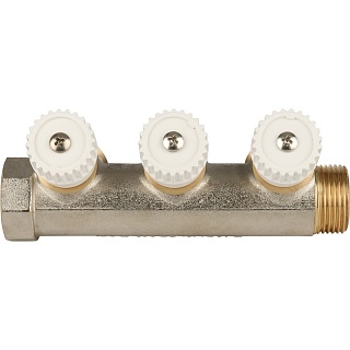 Коллектор распределительный  3/4", 3 отвода 3/4" EK (SMB 6851 343403) STOUT