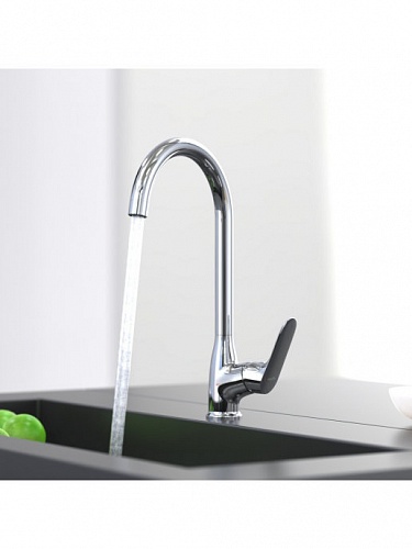 Смеситель д/кухни "Takase" (TAK-1013) высокий излив TOKITO