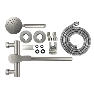 MAGNUS Смеситель д/ванны, нерж. ст 304. код: 9229