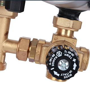 Группа насосная с терм. смесительным клап. 3/4" нас. Grundfos UPSO 15-65 130 (SDG-0002-002002) STOUT