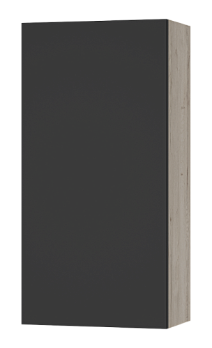 Шкаф подвесной 40 Поло универсальный дуб/антрацит  MISTY 