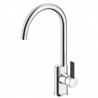 Смеситель д/кухни BUTTON  под фильтр хром/белый  d35  3509L  ARGO 41718 