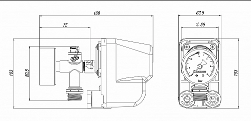 Комплект автоматики на баке "КАБ" (9039)