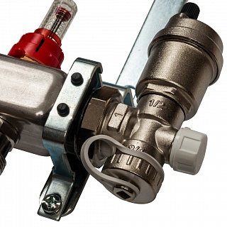 Коллектор 9-вых. нерж.ст. с расходомер. (SMS 0907 000009) STOUT