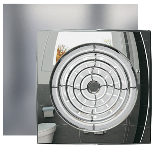 Вентилятор AURA 4C CHROME (настенный,потолочный,уровень шума 25 дб.) D100 осевой вытяжной(16)