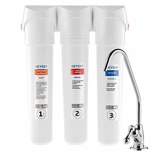 Система фильтрации 3-х стадийная Гейзер Смарт МАКС  16030