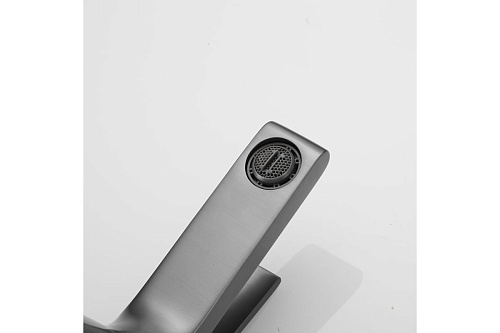 Смеситель д/раковины SHEVANIK оружейная сталь S8301T