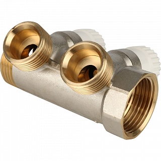 Коллектор распределительный 1", 2 отвода 3/4"ЕК (SMB 6851 013402) STOUT