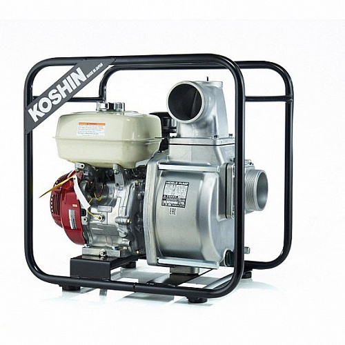 Бензиновая мотопомпа для средне-загрязненных вод Koshin STH-100X