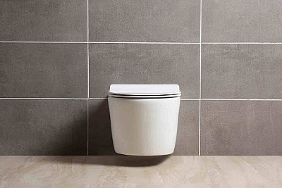 Унитаз подвесной AQUATEK ОБЕРОН безободковый сид.slim с м/л  AQ1363W-00 АКЦИЯ!!