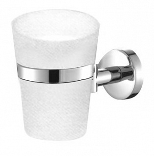 Держатель мет., хpом, со стаканом TG1502-1  OUTE 