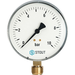  0...10 bar, Dn100 1/2" . (SIM-0010-101015) STOUT