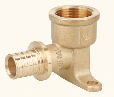 Угольник настенный вн/р 25-3/4" латунь (5/35) (G1312.2505)  GAPPO