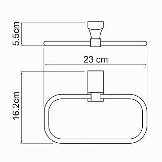 Держатель полотенец К-5060 WasserKRAFT