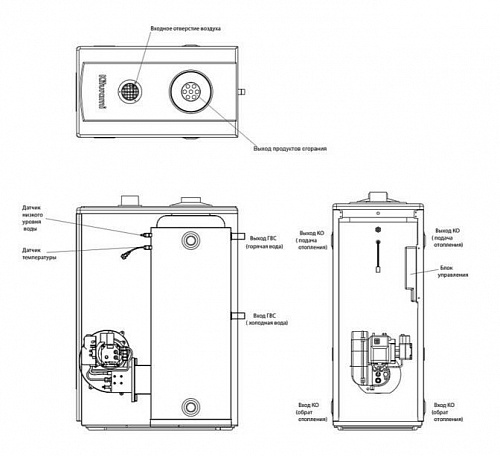 Котёл дизельный KITURAMI STSО-25