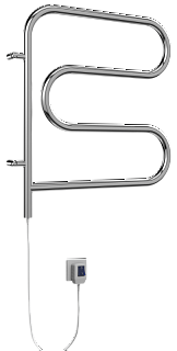 Полотенцесушитель  600х600  Ф-ОБР.поворотный электротен 26,9 Змеевик 25ПС3 TERMINUS 