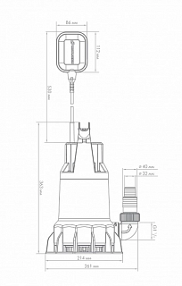 Насос "Дренажник" 350/17 (5150)