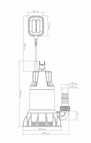 Насос "Дренажник" 350/17 (5150)