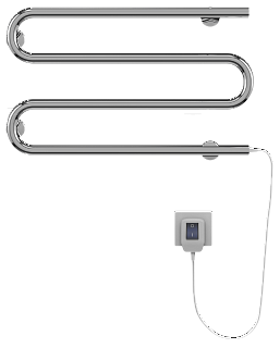Полотенцесушитель  600х350  М-ОБР. электротен 26,9/ Змеевик 25ПС3 TERMINUS
