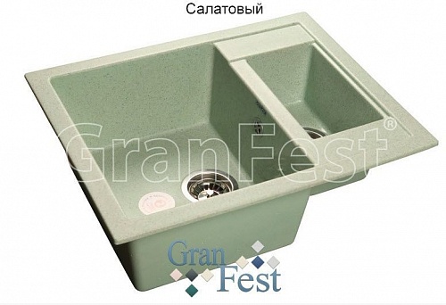 Кухонная мойка Granfest  Quadro GF-Q610K