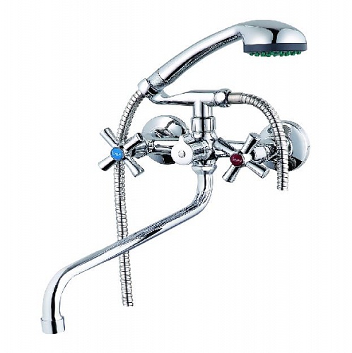 Смеситель д/ванны G-lauf (QMT7-A722) крест кер.