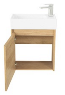 Комплект мебели 50 "KRAFTMINI " подвес. 1 дверь KRAFT MINI-500/260-1A-SO-RT-R (ум.7045-KL) BELBAGNO
