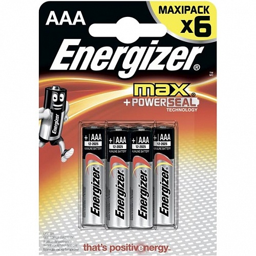 Элемент питания ААА LR03 Max E92 4шт."мизинчиковая" Energizer