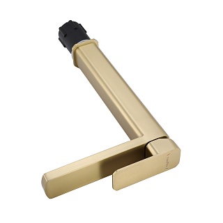 Смеситель д/умывальника "AOMORI" (AOM-1012BG) нерж, высокий, браш.золотоTOKITO