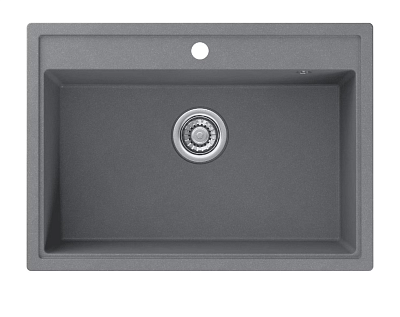 Мойка гранит FOSTO NOVA 70-50 (серый) без сифона 