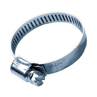 Хомут  Ду 08-12 (сталь,червяч.) (ГОСТ 28191-89) оцинк