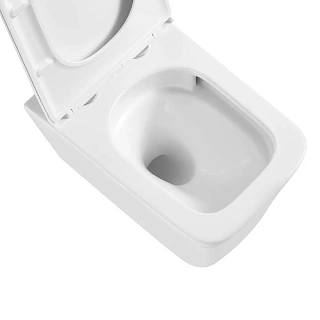 Унитаз подвесной безободковый Vincea "Q-line" TORNADO белый .сиденье slim м/л  VT1-12T ВЫГОДА!!