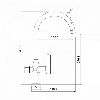 Смес. д/кухни  Pure под фильтр  PURBNFJi05 