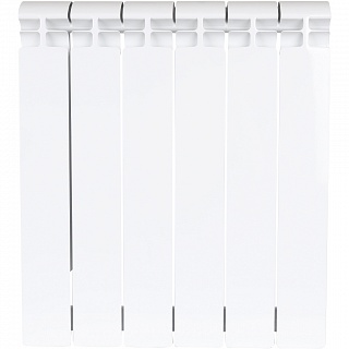 Радиатор бимет. ALPHA 6 сек. (SRB-2310-050006) Stout  ВЫГОДА