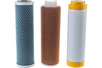 Комплект картриджей Гейзер №8 для ГейзерБио для сверхжест. воды (системы 331,332) (50036)