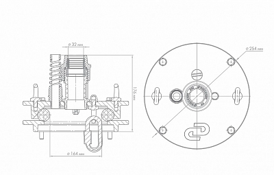 Оголовок  скважинный ОС 140-160/32 (6011)
