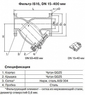      50, ., IS16-50 (230) PN16, 300 (224 631)
