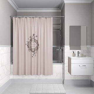 Штора для ванной комнаты, IDDIS, 200*180 см, полиэстер, Basic ,B15P218i11 (9800)