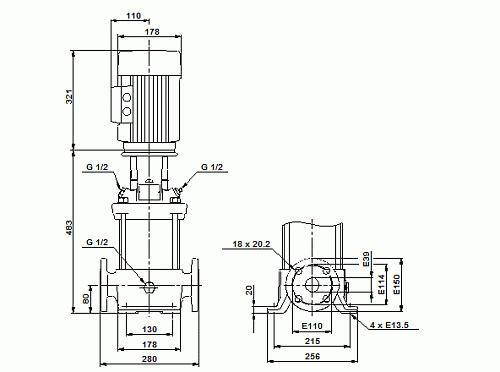 Насос CR 10-06 (2,2 кВт, 3х400V) 96501215