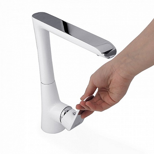 Смеситель для кухни, белый/хром, Calipso, IDDIS, CALSBL0i05