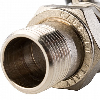 Кран шар. полнопроходной с амер. баб. ВН 3/4" (SVB-0007-000020) STOUT ЧЕРНЫЙ МАХОВИК