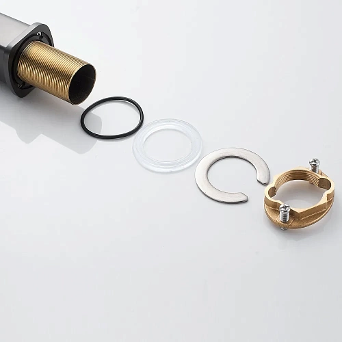 Смеситель д/раковины SHEVANIK оружейная сталь S9901T