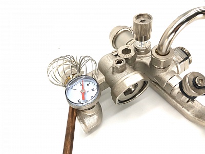 Смесительный узел в комплекте 180мм без насоса (HS113) VIEIR (2)