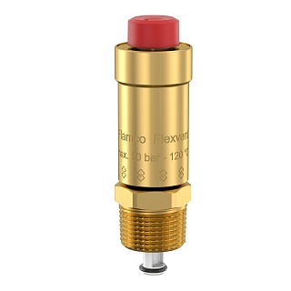 Воздухоотводчик попл. Flexvent  3/4" НР PN10, T=120°C с отсечным клапаном (27735) Flamco