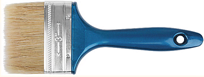 Кисть плоская FIT "Модерн", натуральная щетина, пластмассовая ручка, 100мм 01158