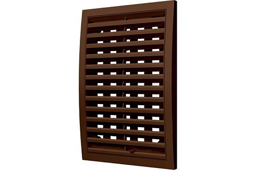 Решетка 2030РРН 200х300 разъемная коричневая