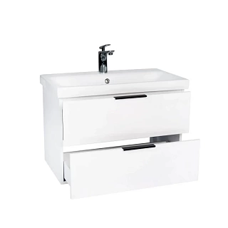 Комплект мебели 80 "Берлин-80" подвесная 2 ящ. белый VIANT (ум.MODUO-80)