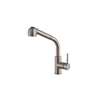 Смеситель д/кухни Haiba HB70304-2 нерж. вытяжной излив