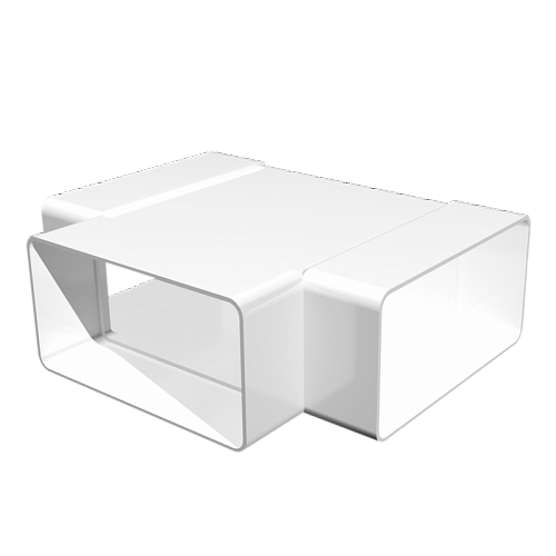 Тройник 612ТПП 120х60мм (пластик) (18)