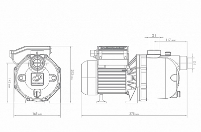 Насос поверхностный "Джамбо" 60/35П