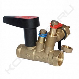 Клапан баланс. Ballorex Venturi FODRV с дренажем р/рДу40 H Ру25,Kvs22,0 с измер.ниппелями М80597.540